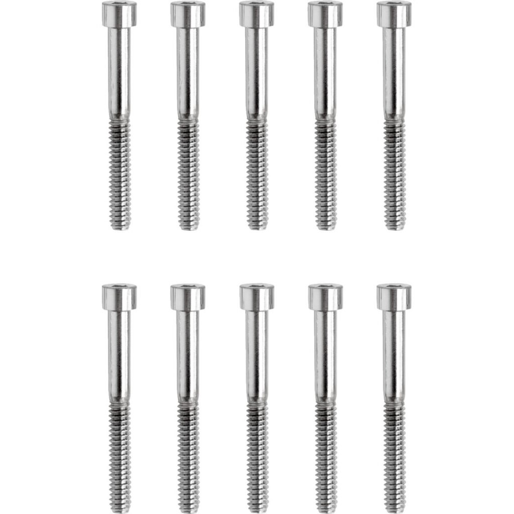 Drag Specialties - Bolts - Socket-Head - Replacement - Smooth/Coarse Thread - #10-24 x 1-3/4" - 10 Pack