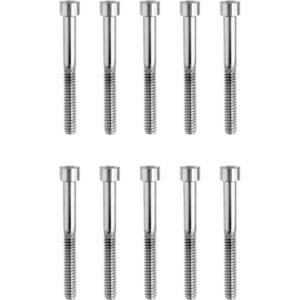 Drag Specialties - Bolts - Socket-Head - Replacement - Smooth/Coarse Thread - #10-24 x 1-3/4" - 10 Pack