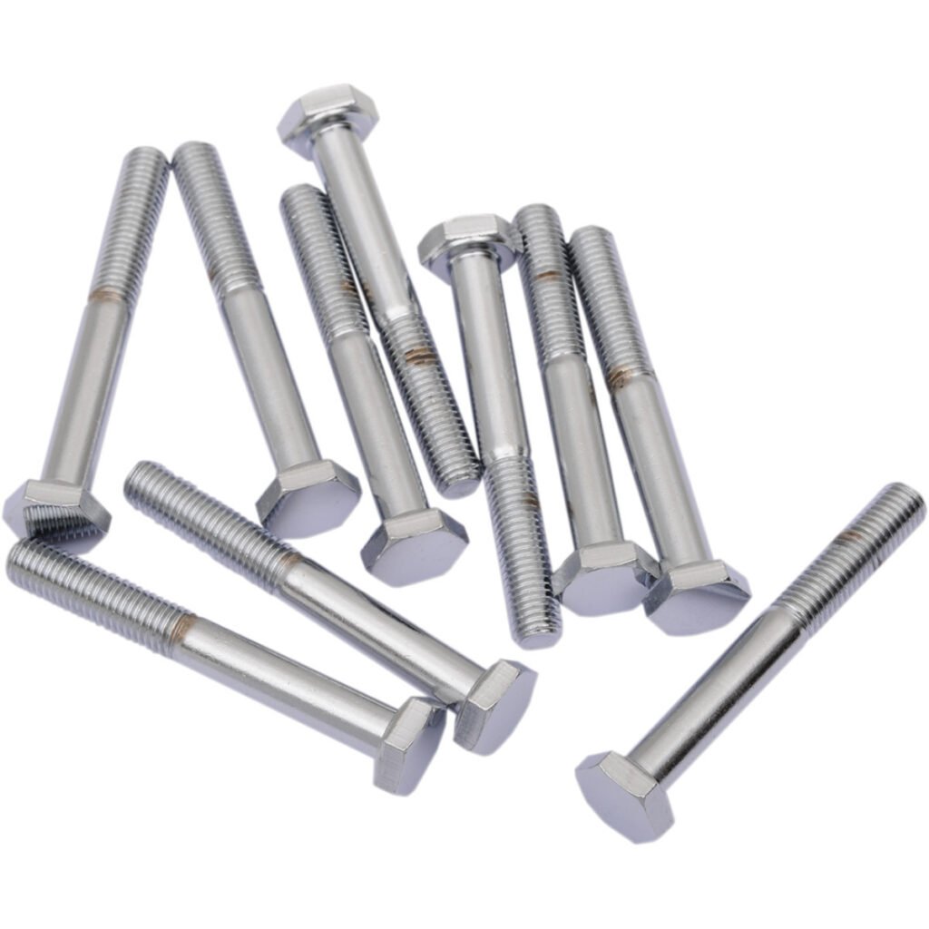 Drag Specialties - Bolts - Hex Head/Replacement - Fine Thread - 1/4"-28 x 1-3/4" - 10 Pack