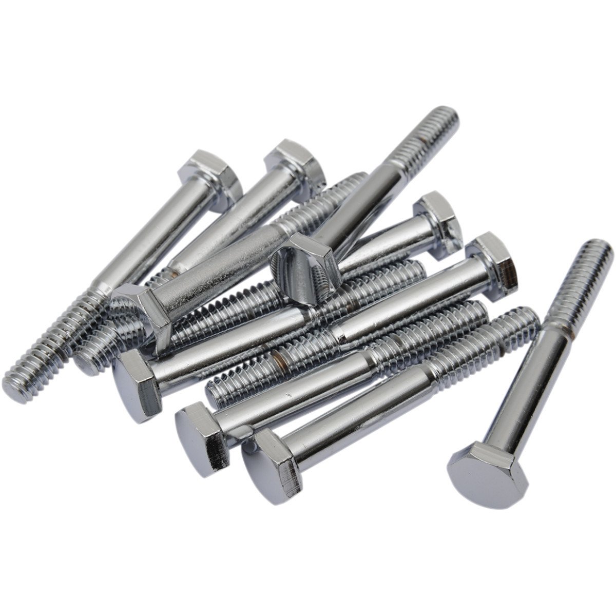 Drag Specialties - Bolts - Hex-Head - Chrome - 1/4"-20 x 2-1/4"