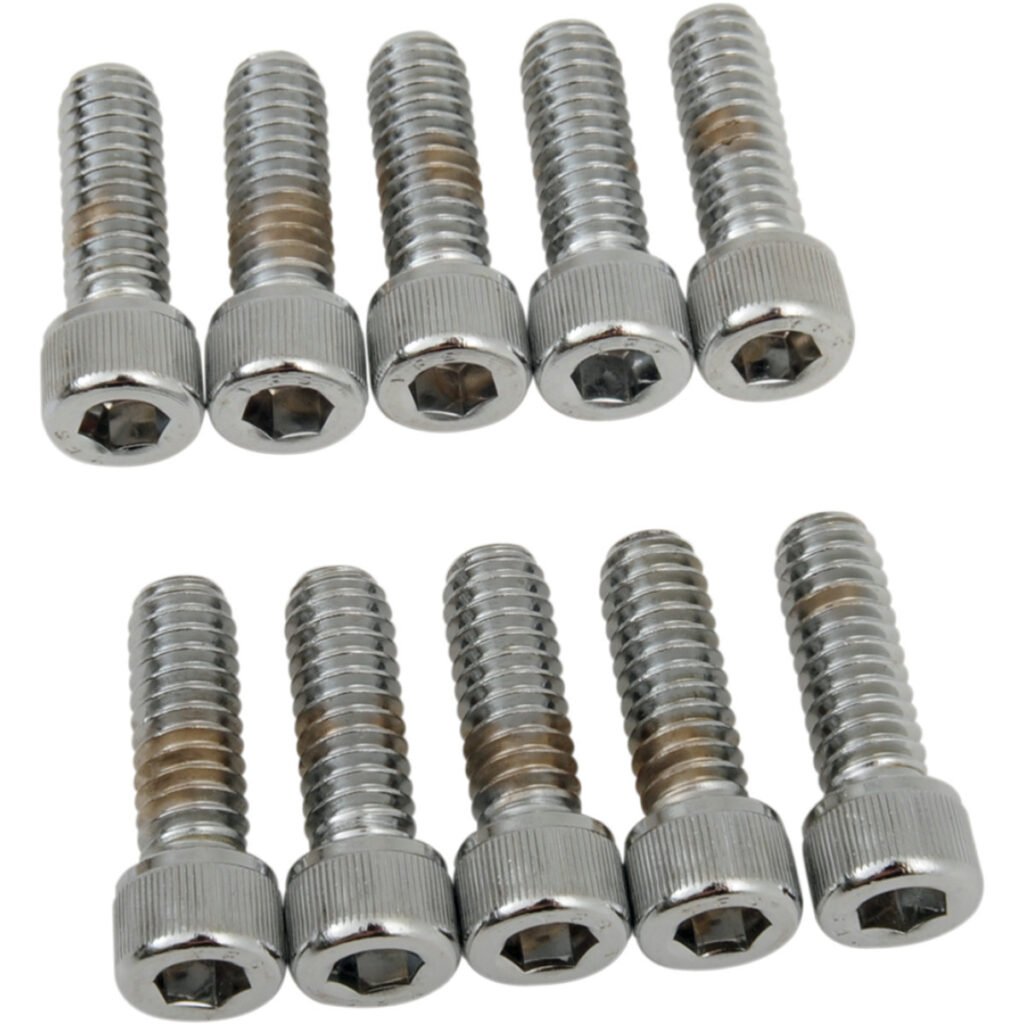 Drag Specialties - Bolts - Socket-Head - Knurled - 1/4-20 x 3/4"