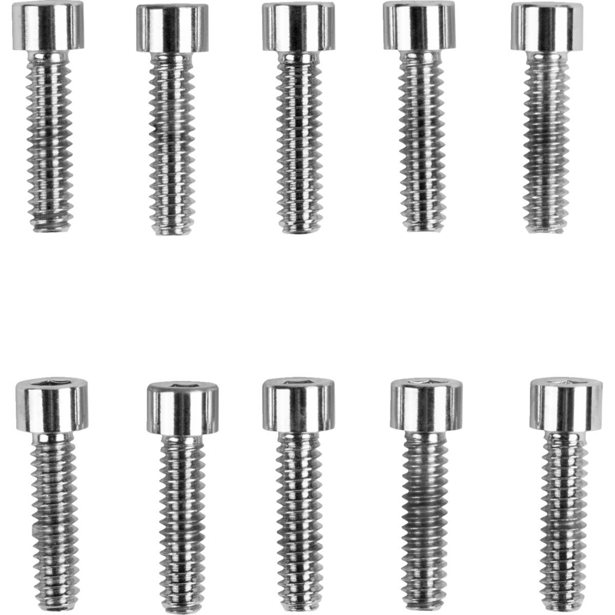 Drag Specialties - Bolts - Socket-Head - Replacement - Smooth/Coarse Thread - #10-24 x 3/4" - 10 Pack